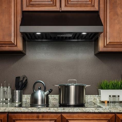 akdy under cabinet black stainless steel push range hood|range hoods for sale.